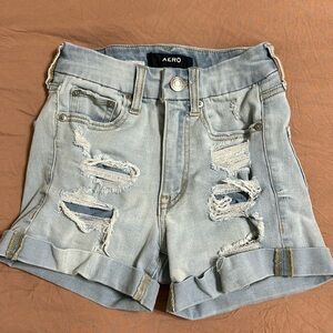 AERO distressed shorts